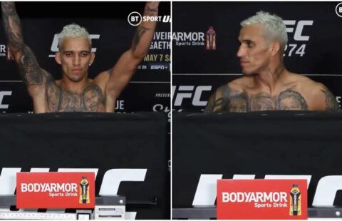 Charles Oliveira fails to make weight