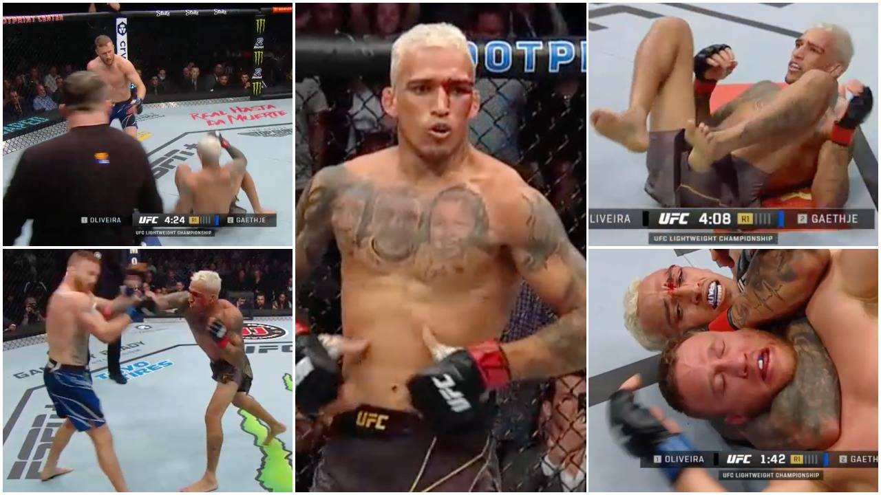 Charles Oliveira vs Justin Gaethje was pure UFC chaos