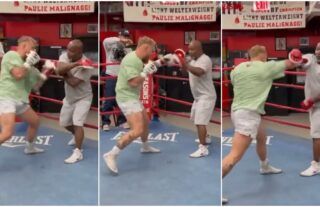 Jake Paul boxing footage