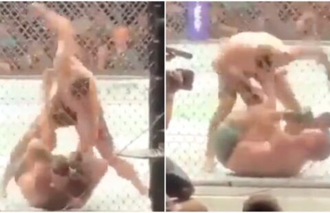 Fan footage of Khabib destroying Conor McGregor