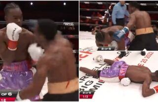 Evander Holyfield's son, Evan, gets brutally knocked out