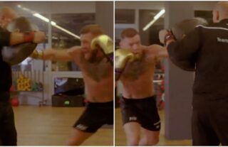 Conor McGregor's new punch in fresh training footage