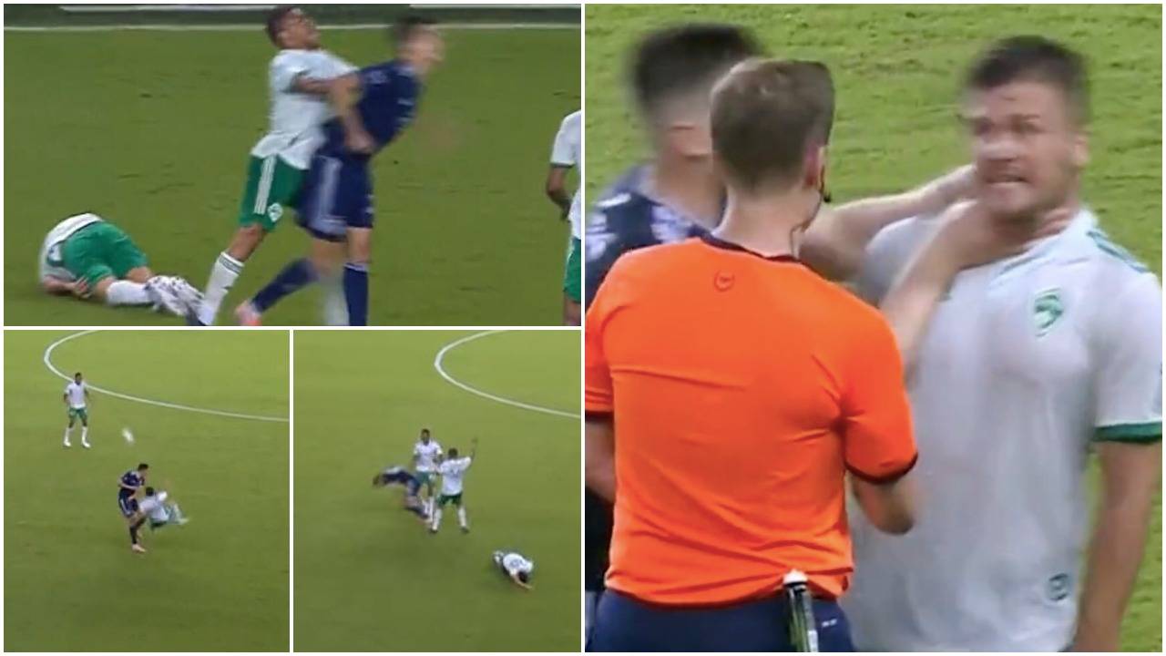 MLS match goes full WWE as FOUR red cards are shown in stoppage-time chaos