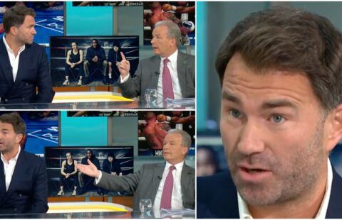 Eddie Hearn in heated debate on live TV about banning boxing