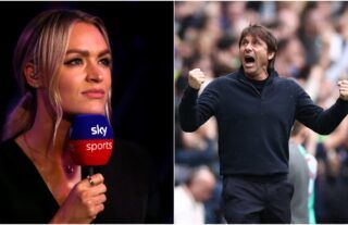 Laura Woods responds to Spurs fan
