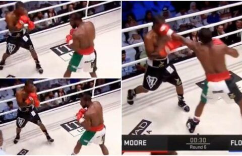 Floyd Mayweather v Don Moore: 'Money's mid-fight chat with commentators goes viral