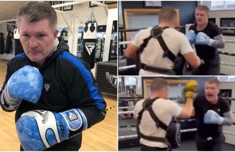 Ricky Hatton boxing return: Hitman looks in great shape in new training footage