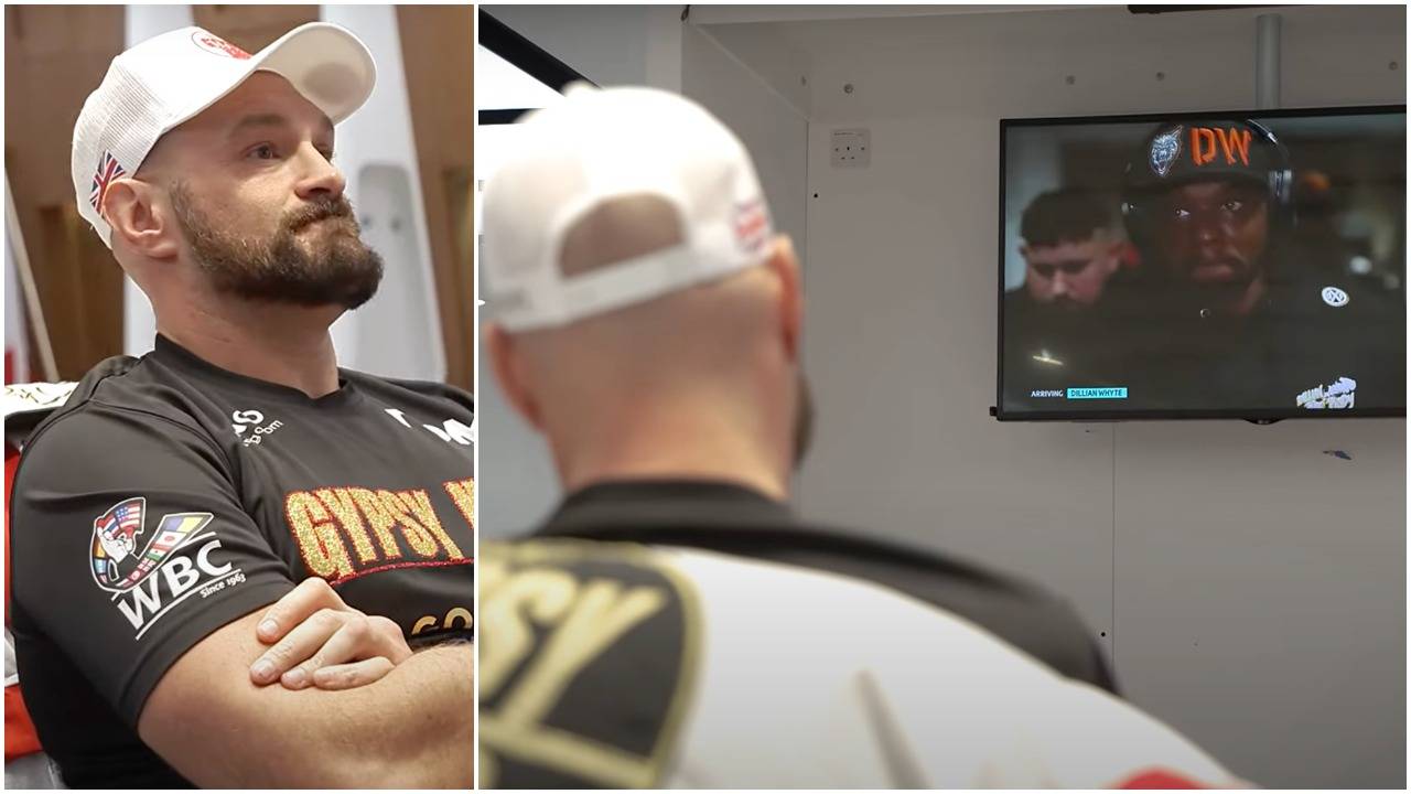 Tyson Fury spotted something about Dillian Whyte pre-fight backstage