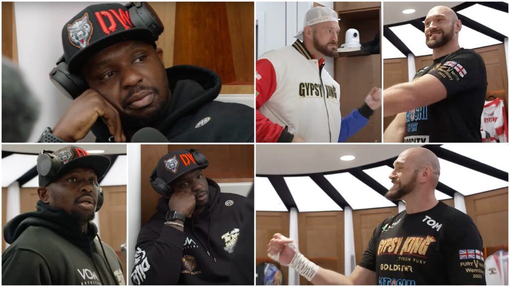 Tyson Fury vs Dillian Whyte backstage body language was so, so different