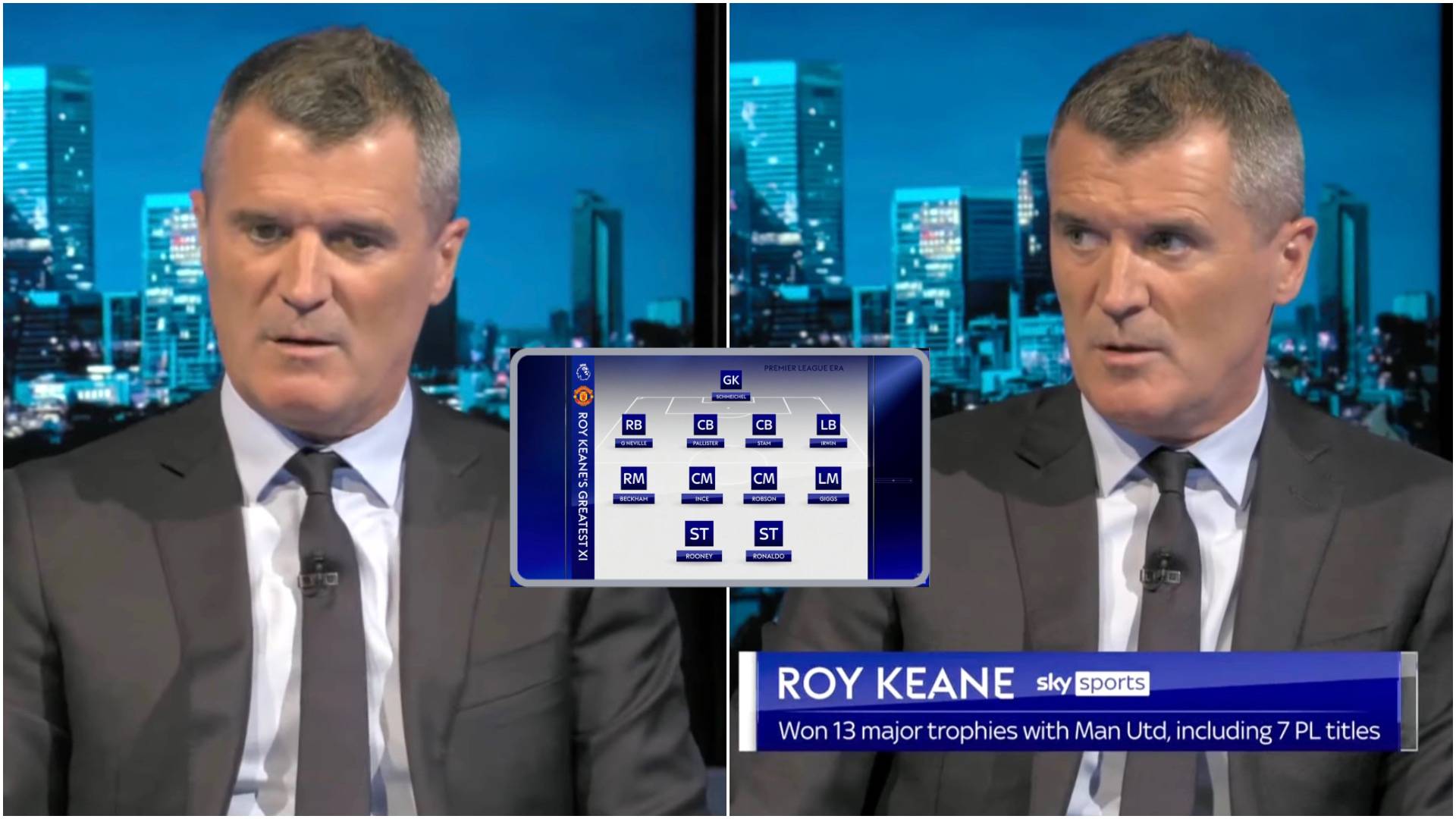 Roy Keane names his best Man Utd XI of the Premier League era - leaves out Paul Scholes