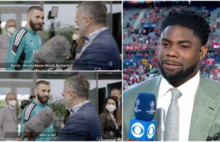 Micah Richards got mugged off by Karim Benzema before the Champions League final