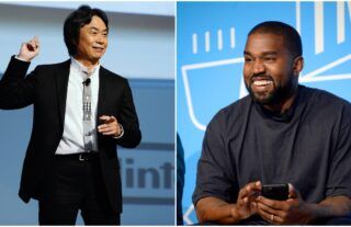 Kanye West and Shigeru Miyamoto
