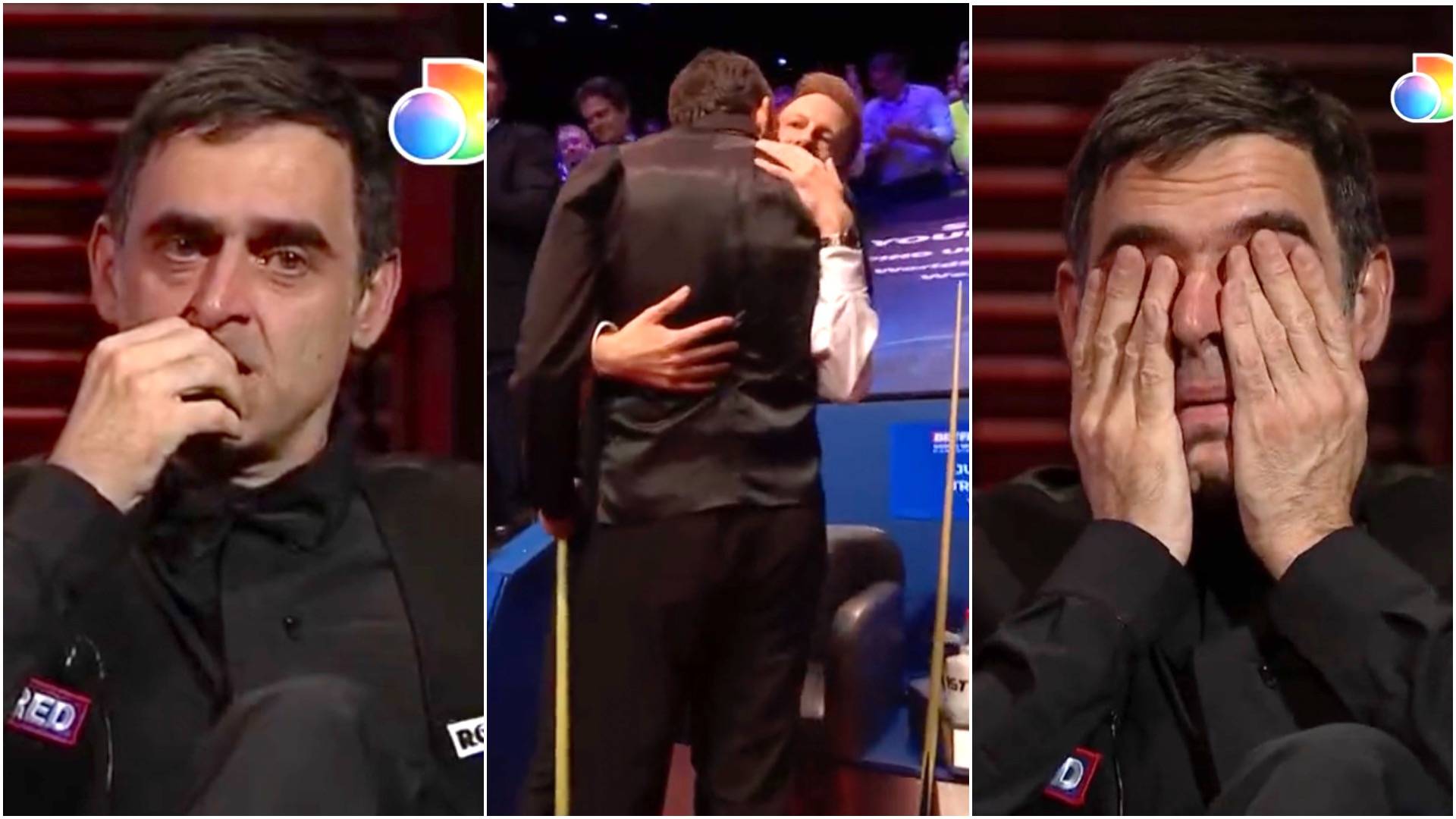 Ronnie O’Sullivan moved to tears in emotional interview following beautiful moment with Judd Trump