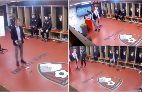 Scott Parker’s half-time team-talk before Bournemouth sealed promotion to the PL is going viral
