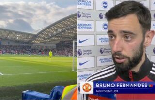 Bruno Fernandes responds as Man Utd fans chant ‘You’re not fit to wear the shirt’ at players