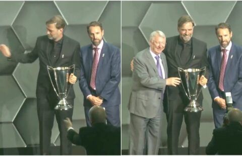 Jurgen Klopp goes viral for wholesome moment with Fergie after winning Manager of the Year award