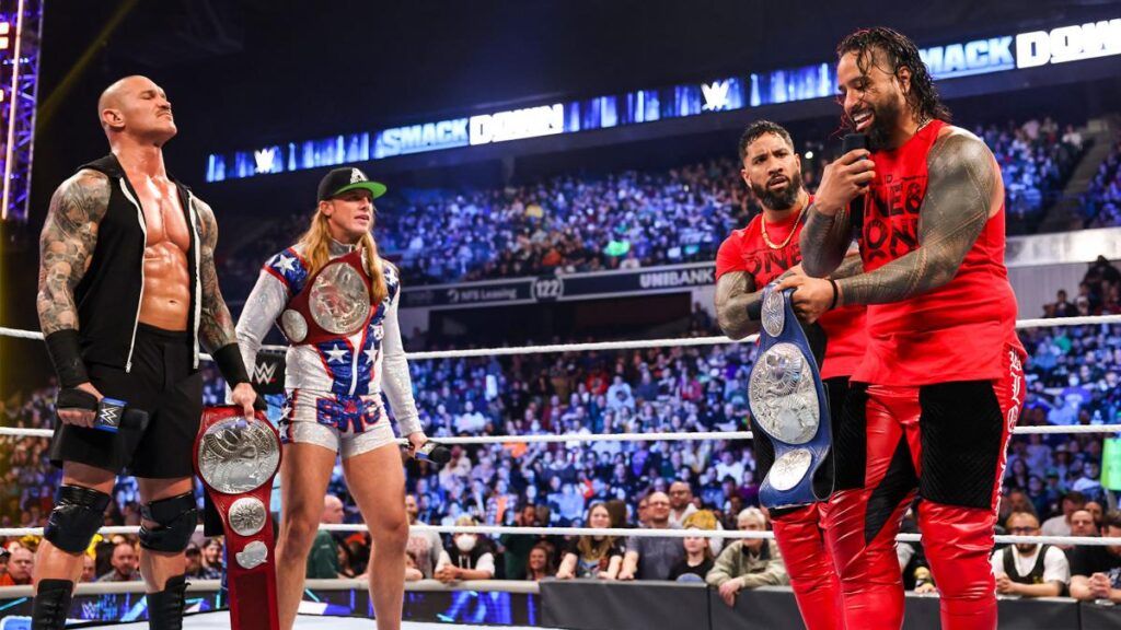 RK-Bro and The Usos talk trash on SmackDown 