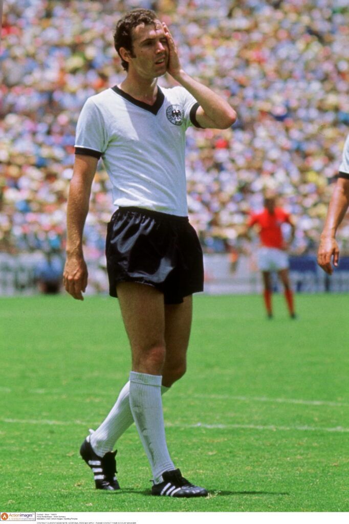 Franz Beckenbauer steht immer auf der Liste der besten deutschen Spieler
