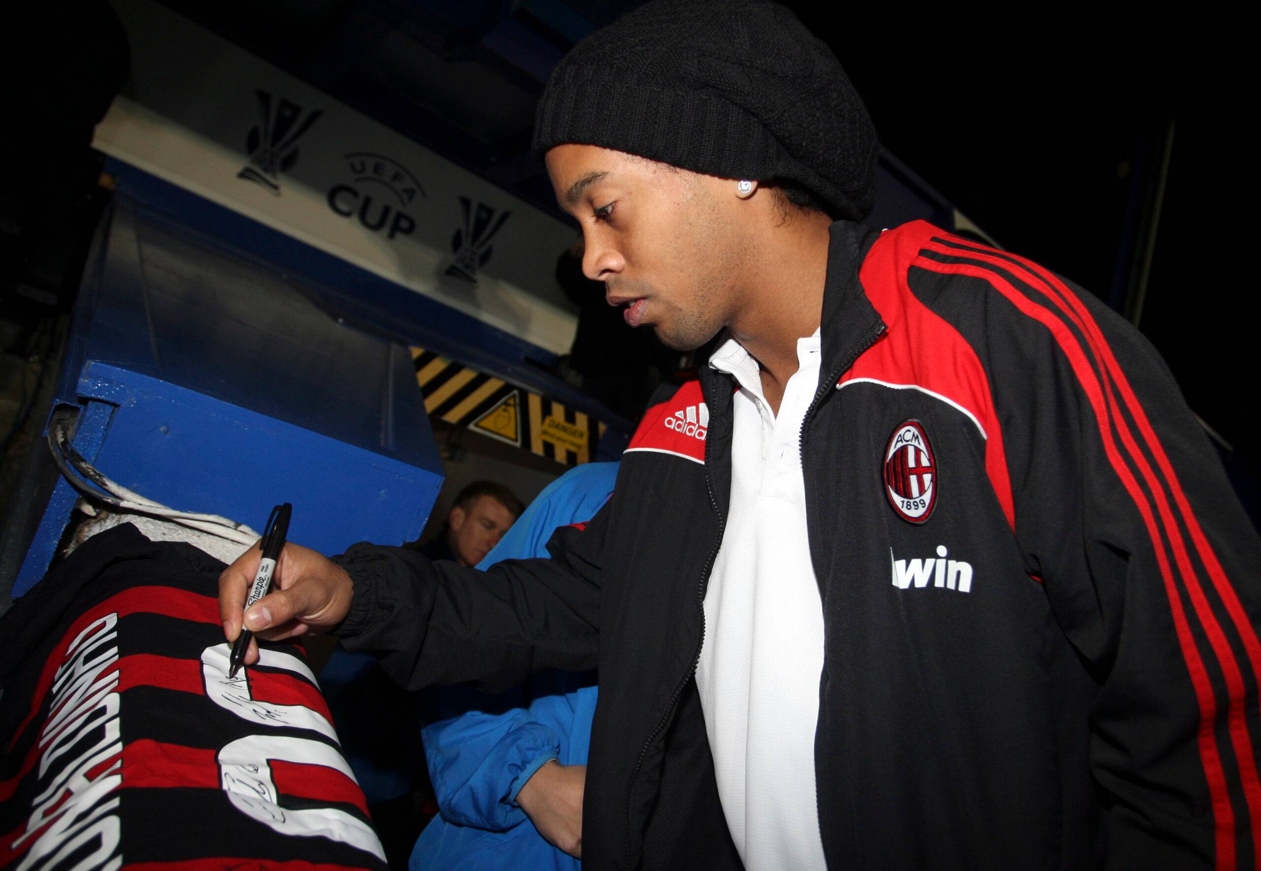 Ronaldinho at AC Milan.