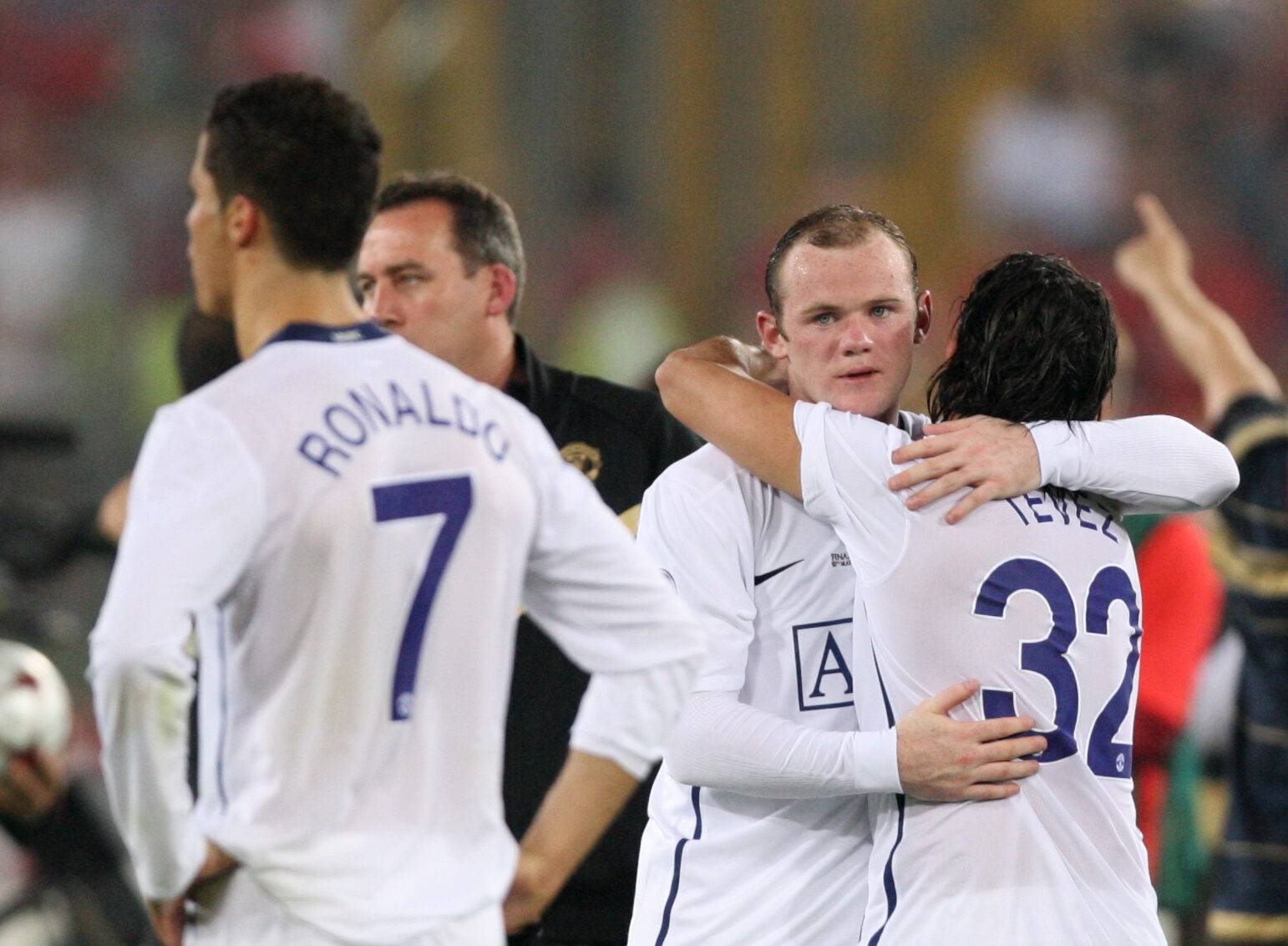 Ronaldo, Rooney and Tevez.