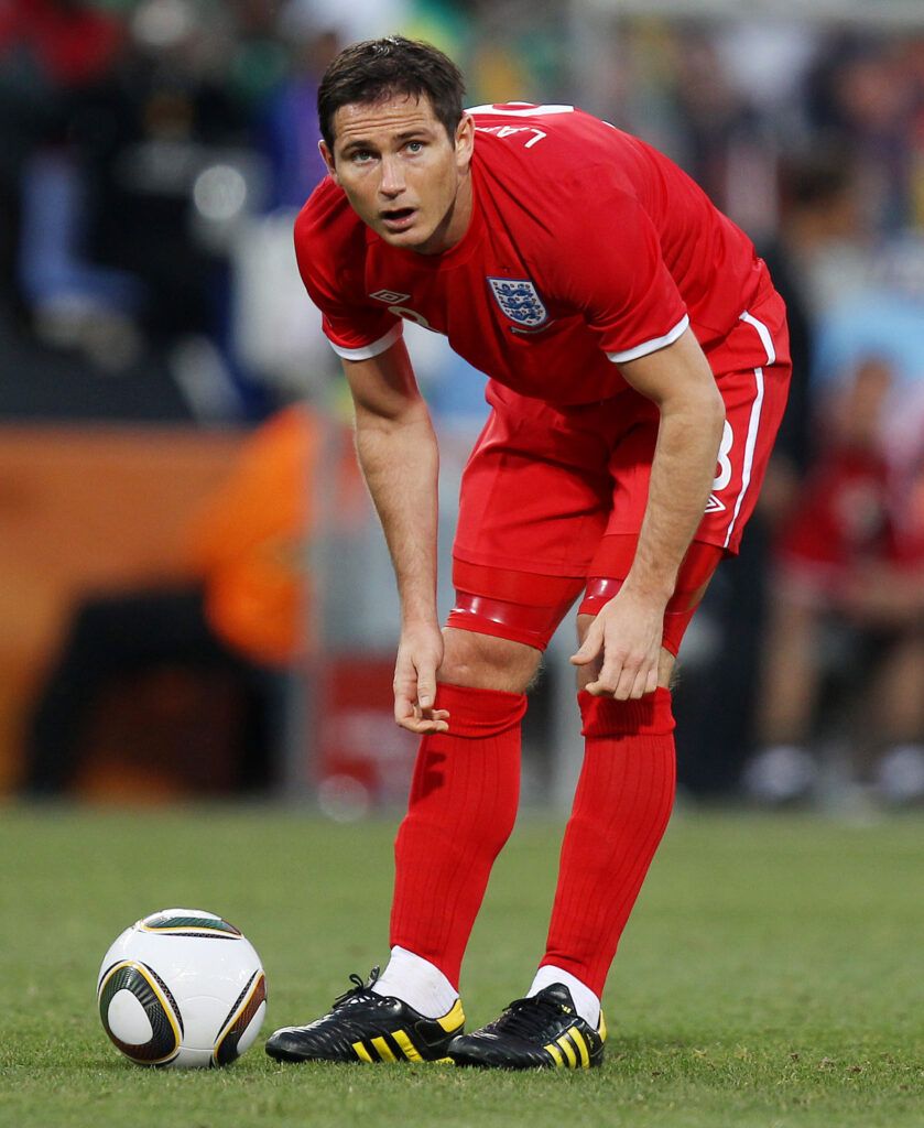 Lampard at the 2010 World Cup.