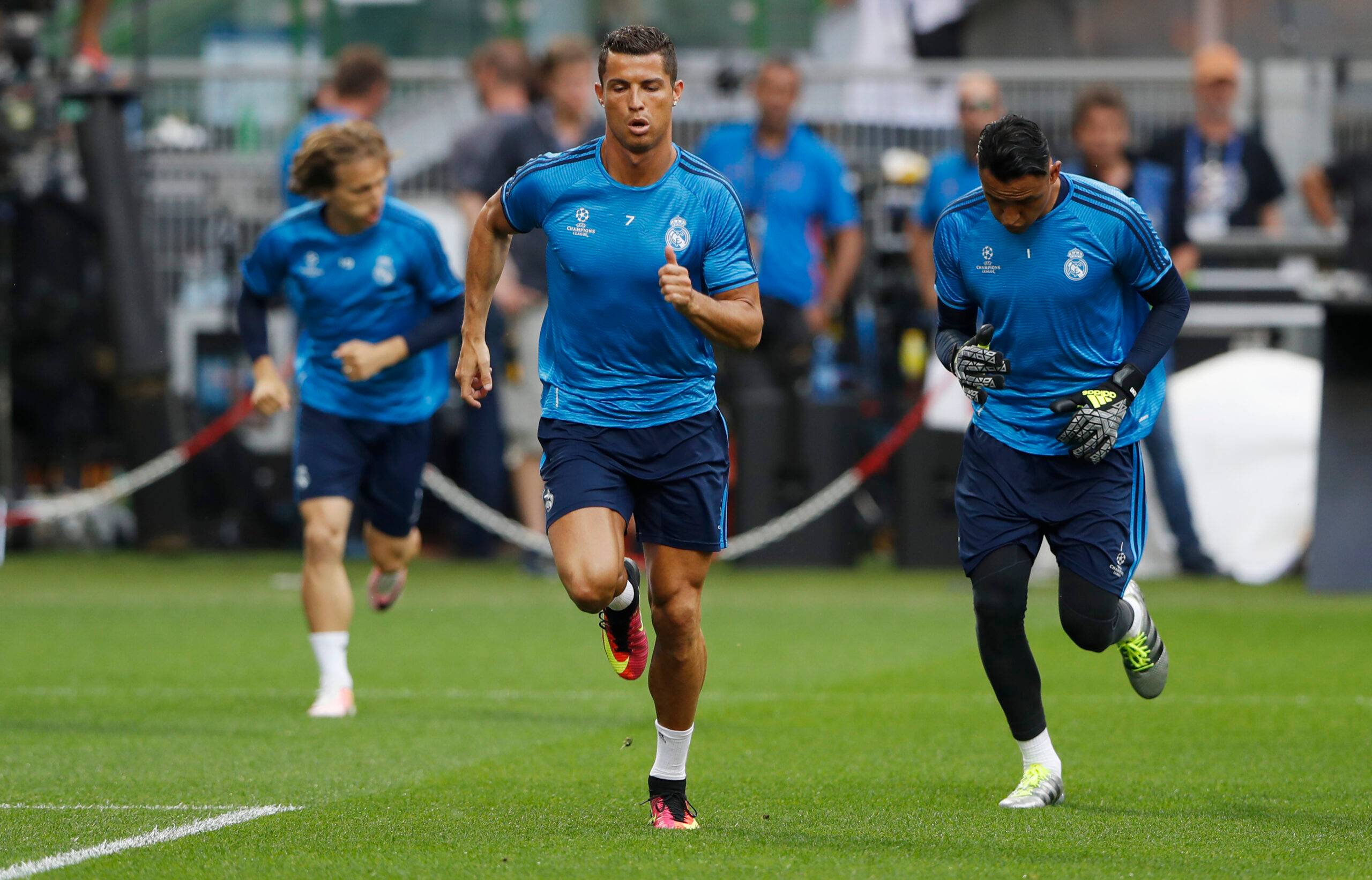 Ronaldo running at Real Madrid.