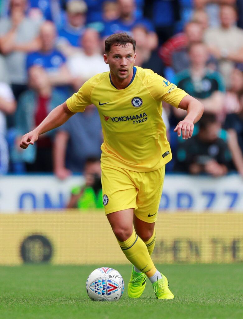 Drinkwater plays for Chelsea in a friendly.