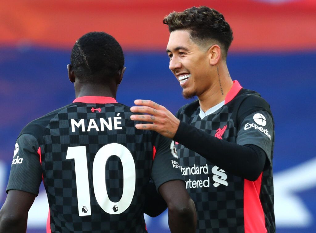 Liverpool's Mane and Firmino.