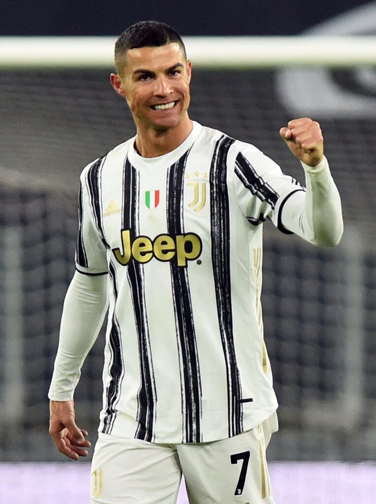Ronaldo scores for Juventus.