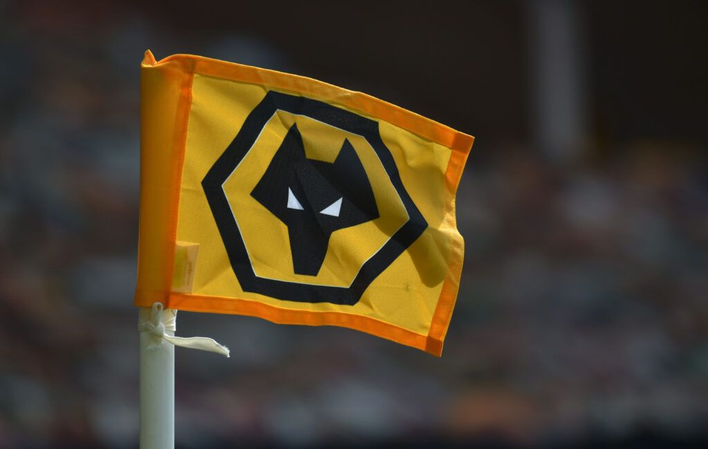Wolves' corner flag.