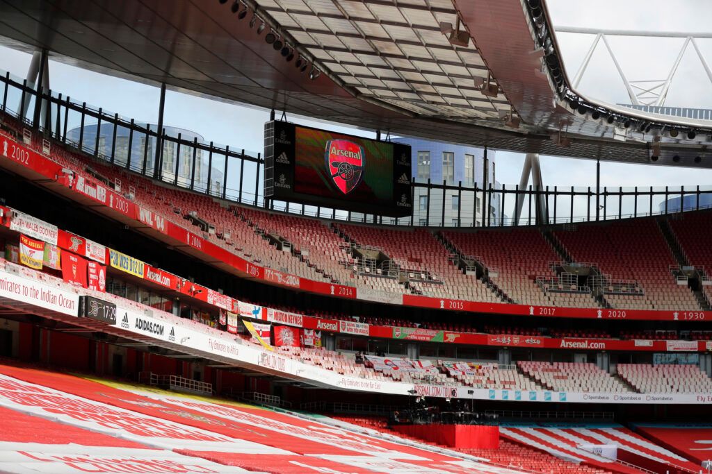 L'Emirates Stadium dell'Arsenal.
