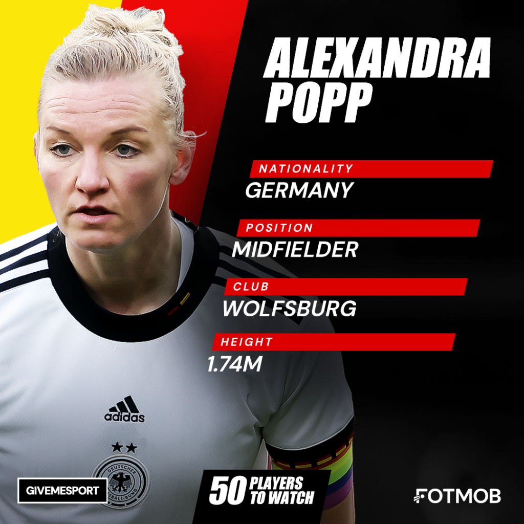 Germany midfielder Alexandra Popp