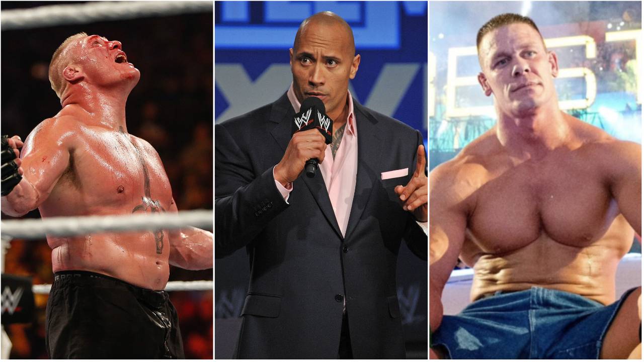 Brock Lesnar, Roman Reigns, The Rock, John Cena Men's Royal Rumble 2023 winner odds