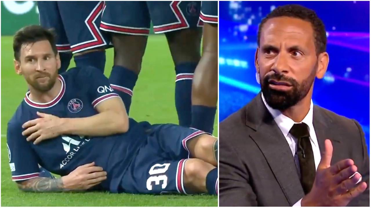 When Lionel Messi laid behind PSG wall for free-kick and Rio Ferdinand couldn’t accept it