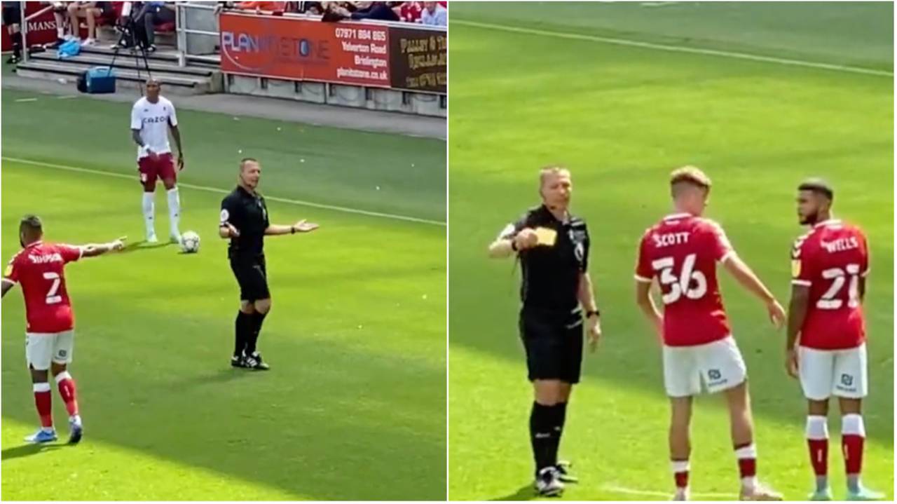 Never forget when Aston Villa fans were shown yellow card by referee Kevin Friend last summer