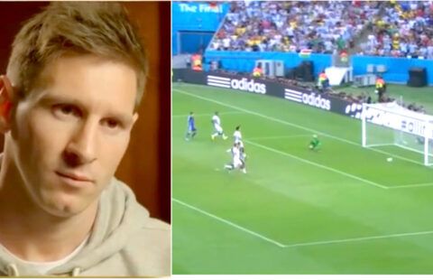 Lionel Messi watching back Argentina’s chances v Germany in 2014 World Cup final is heartbreaking