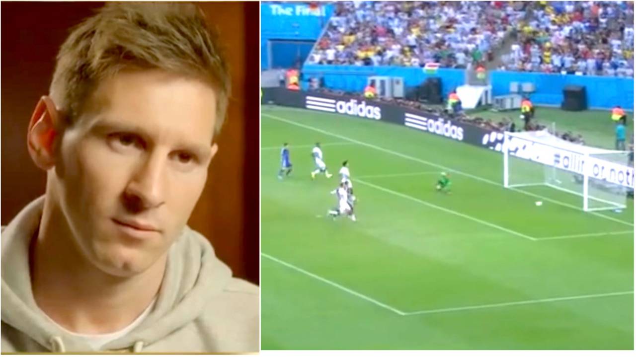 Lionel Messi watching back Argentina’s chances v Germany in 2014 World Cup final is heartbreaking