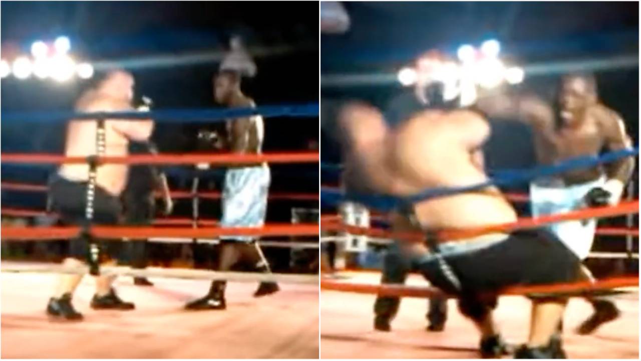 Deontay Wilder: Rare footage of 11th pro fight vs 398lbs opponent