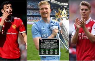 World’s best attacking midfielders have been ranked into four tiers as Kevin De Bruyne turns 31