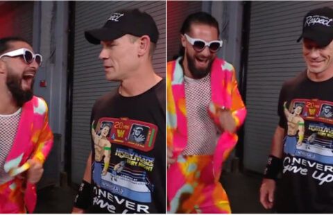 John Cena: Seth Rollins laughing his entrance music on WWE Raw