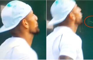 Nick Kyrgios: Footage shows him spitting at Wimbledon crowd