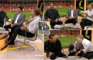 Rio Ferdinand mugging off Robbie Savage while talking about their tunnel fight is still funny