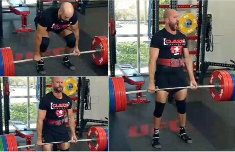 Cesaro casually deadlifting 500lbs is genuinely insane