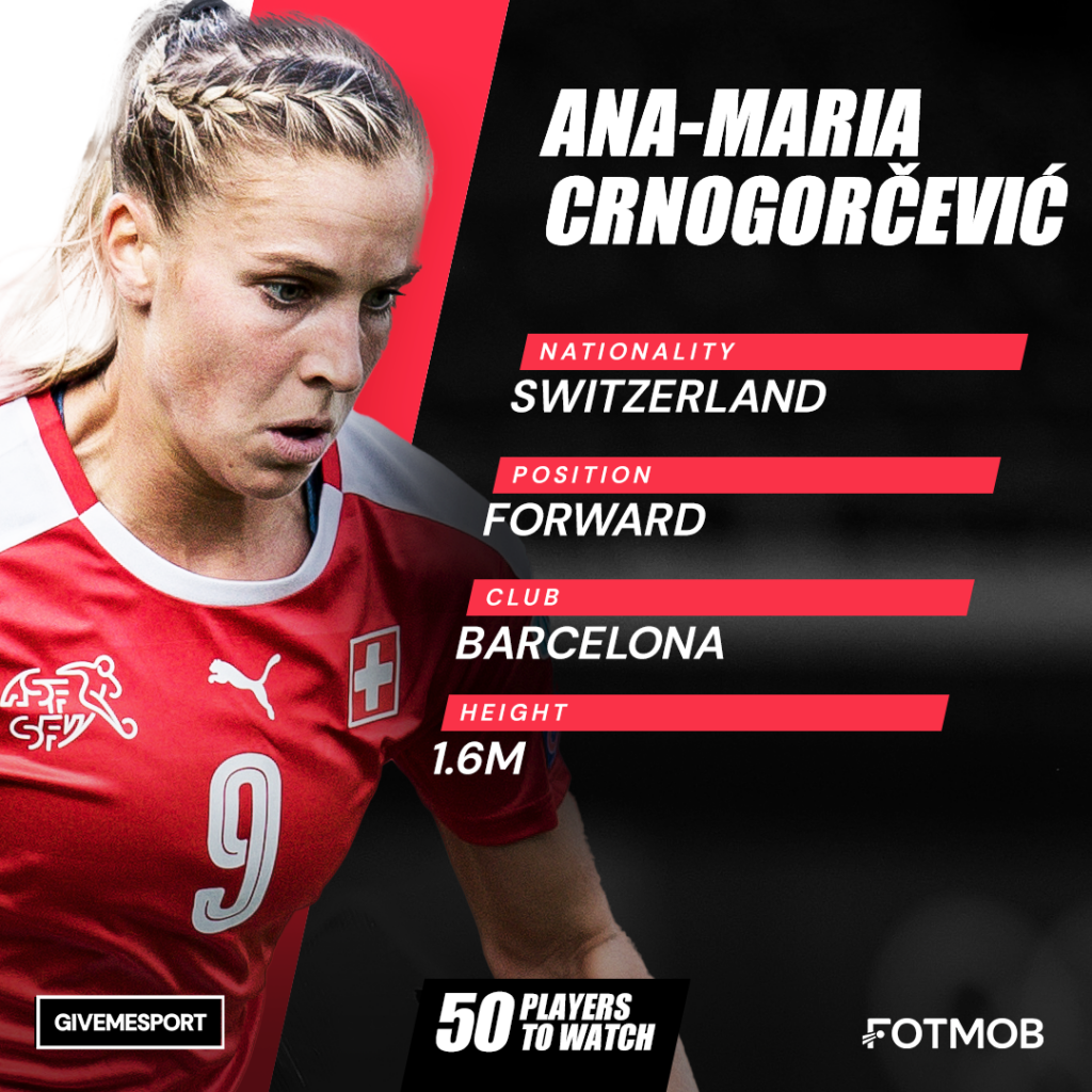 Swiss player Ana-Maria Crnogorčević