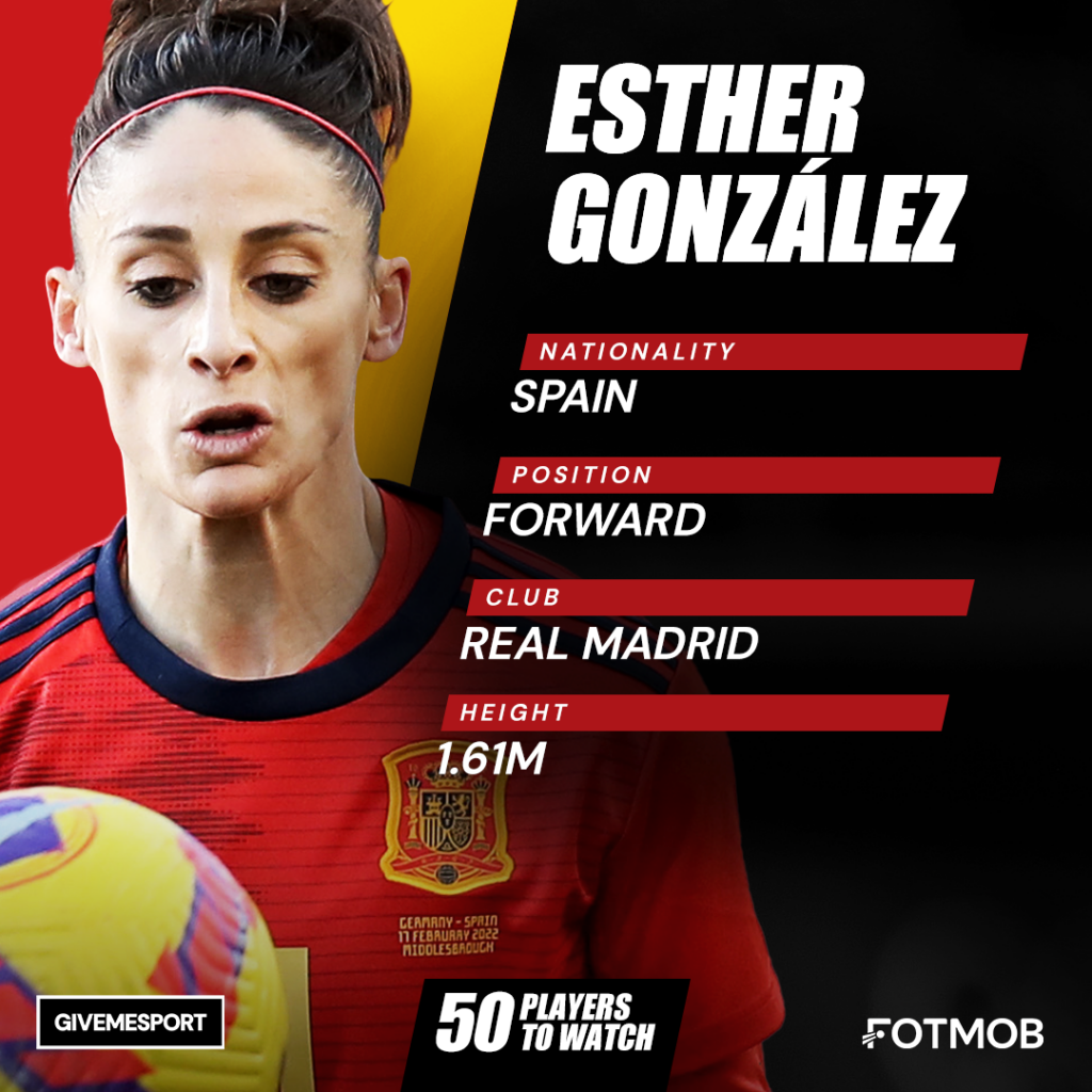 Spain player Esther Gonzalez