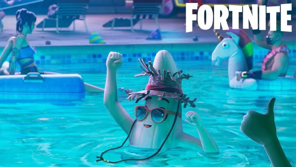 Fortnite characters in the pool