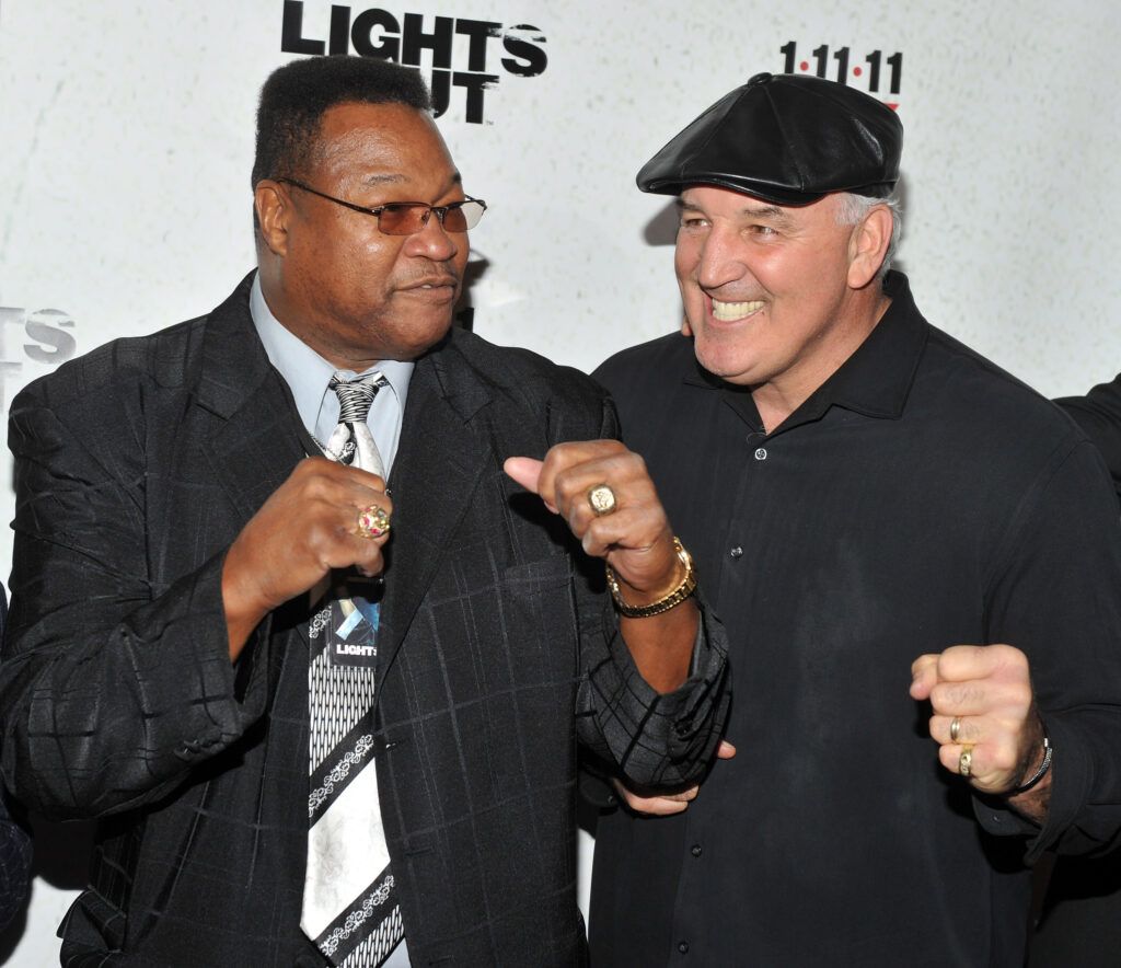 Larry Holmes and Gerry Cooney