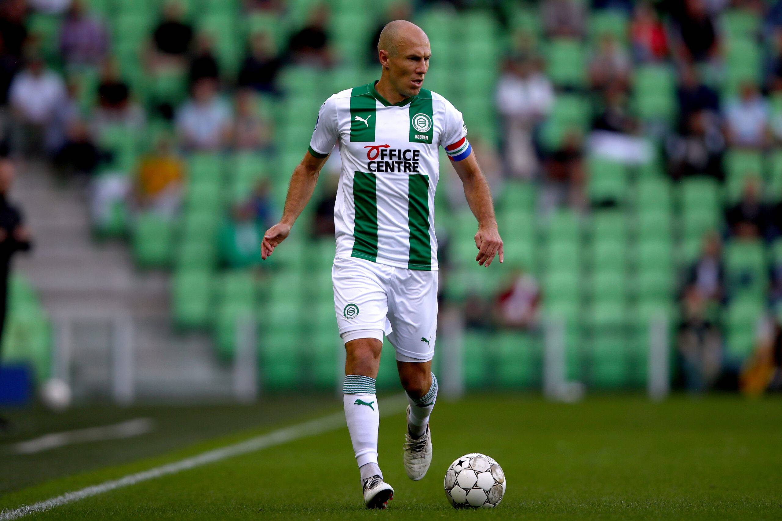 Robben playing for Groningen.