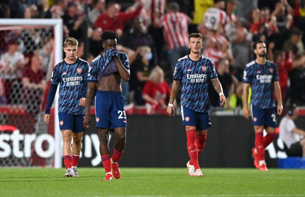 Arsenal look deflated in an opening day defeat to Brentford