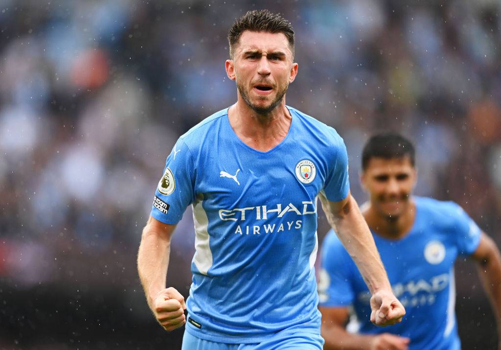 Aymeric Laporte did not appear to be happy that he missed out in the PFA Team of the Year